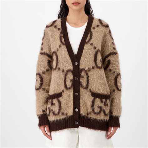 gucci mohair sweater|gucci cardigan women.